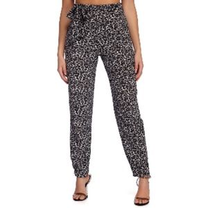 New Grey Leopard Pants